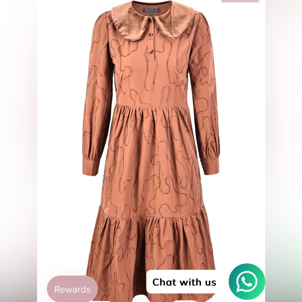 Ginger align dress with collar